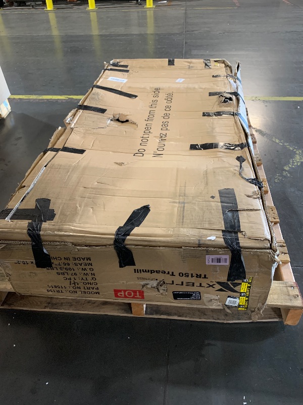 Photo 1 of ***DAMAGED - SEE NOTES/PICTURES***
XTERRA Fitness TR150 Folding Smart Treadmill, 250 LB Weight Capacity, 2.25HP Motor, Multiple Levels of Incline, 12 Preset Programs, XTERRA+ Fitness App Included with Purchase