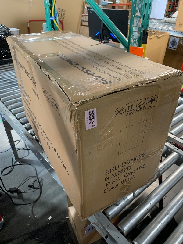 Photo 1 of ***STOCK PHOTO FOR REFERENCE ONLY***Amazon Basics Foldable Metal Platform Bed Frame with Storage, Sturdy Steel Support, No Box Spring Needed, 14-inch High, Tool-Free Setup, Twin Size, Black