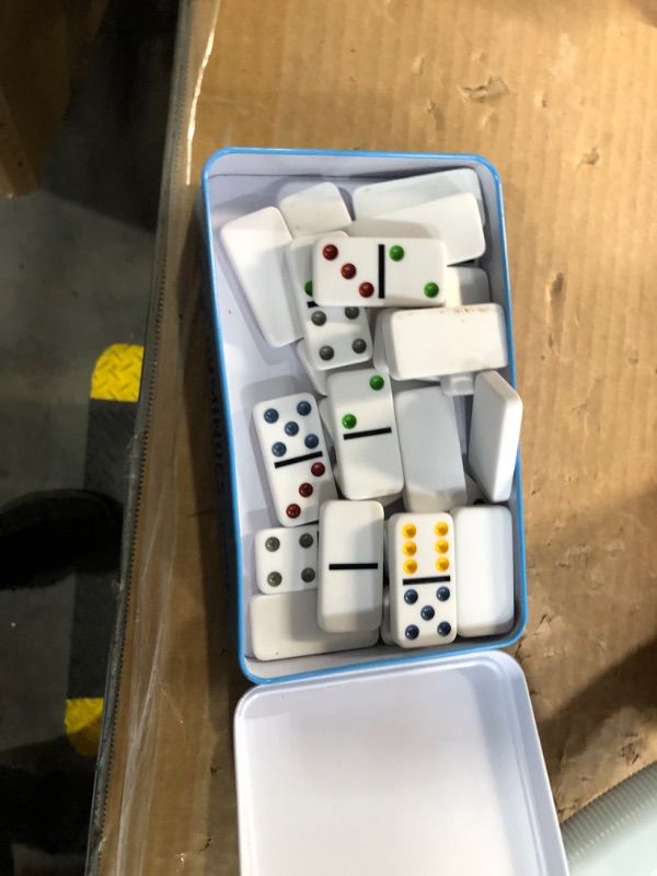 View 3 of ***MISSING PARTS***
Regal Games Double 6 Dominoes Set for Adults & Kids - Classic Domino Game with 28 Tiles Colored Dots - 2 or 4 Player Games & Ideal for Family Fun Game Night and Travel (Ages 8+)