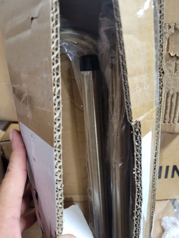 Photo 1 of 2 Pack Antique Bronze Disc Curtain Rods, 84-144 Inches Window Curtain Rod,Adjustable Room Darkening Drapery Rod with Aluminum Finials and Brackets,Wrap Around Design