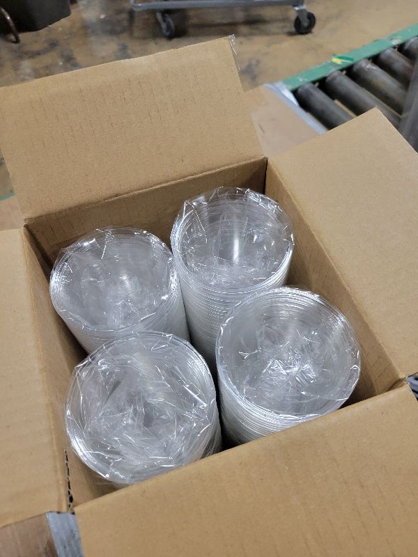 Photo 1 of [200 COUNT]HAKOWARE 8 oz Clear Disposable Plastic Cups, Disposable Cold Cup 8 oz for Wedding & Party, Plastic Soda Cups, Disposable Clear Drinking Cup for Iced Coffee & Cold Beverage