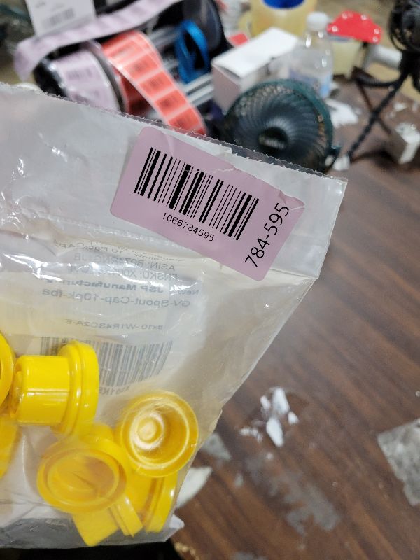 Photo 1 of 10 Pack Replacement YELLOW SPOUT CAPS Top Hat Style fits # 900302 900092 BLITZ Gas Can Spout Cap fits self venting gas can Aftermarket (SPOUTS NOT INCLUDED)