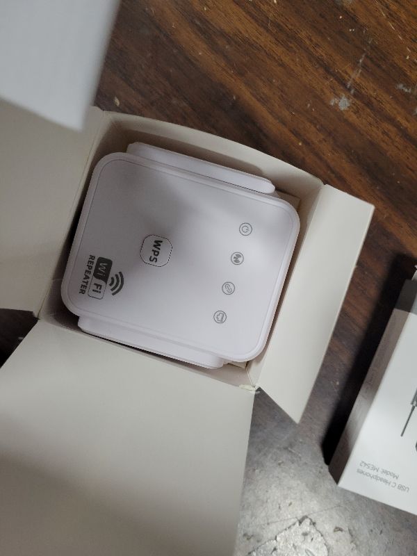 Photo 1 of 1200Mbps WiFi Extender Signal Booster for Home, Dual Band 5GHz/2.4GHz Wireless Internet Repeater with 4 External Antennas, Covers Up to 3600 Sq.ft & Supports 80 Devices, AP Mode with Ethernet Port