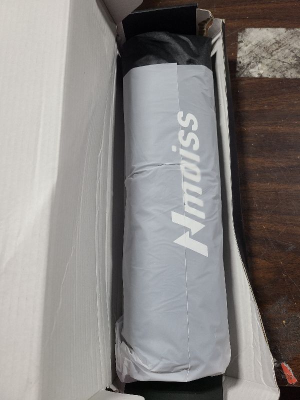 Photo 1 of [Upgraded] Nmoiss Windshield Sun Shade Umbrella - [Vinyl Coating Heat Shield] Protect Car from Sun Rays & Heat Damage Keep Cool and Protect Interior, Spring Structure Edge Medium 56" L x 31" W