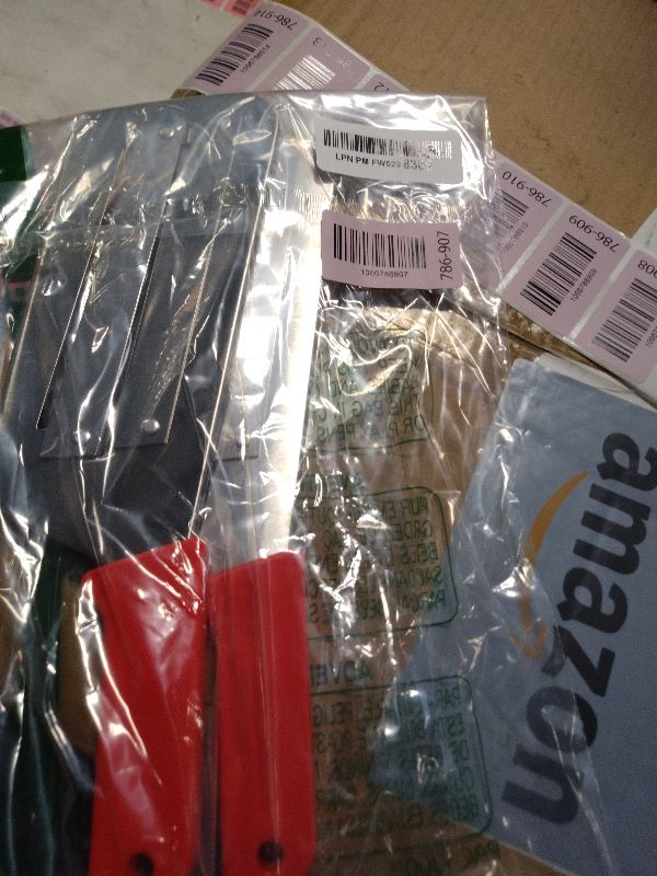 Photo 1 of 2 Pcs Cabbage Chopper Shredder - Stainless Steel Kitchen Knife for Slicing, Grating & Shredding - Perfect for Sauerkraut, Coleslaw, Vegetables - Sharp Blades, Easy to Clean & Durable (2 Pcs Red)