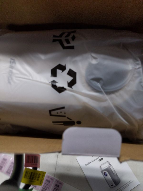 Photo 1 of [Short Throw/1200ANSI/Built in Apps] 4K Outdoor Projector with WiFi and Bluetooth, Auto Focus Projector with Dual-Mode Stand, Smart Portable Proyector with Netflix/YouTube/PrimeVideo & Dolby