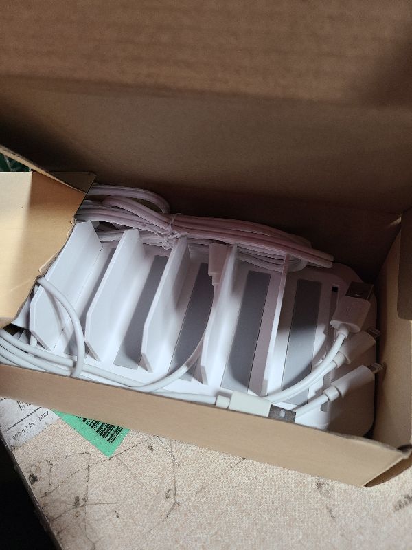 Photo 1 of [2026 Upgrade] 190W Fast Charging Station for Multiple Devices?Certified Safer Charging? 6 Port USB Charger Station - Multi-Device Charging Dock with Phone/MacBook/iPad/Tablet (8 Mix Cables Included)