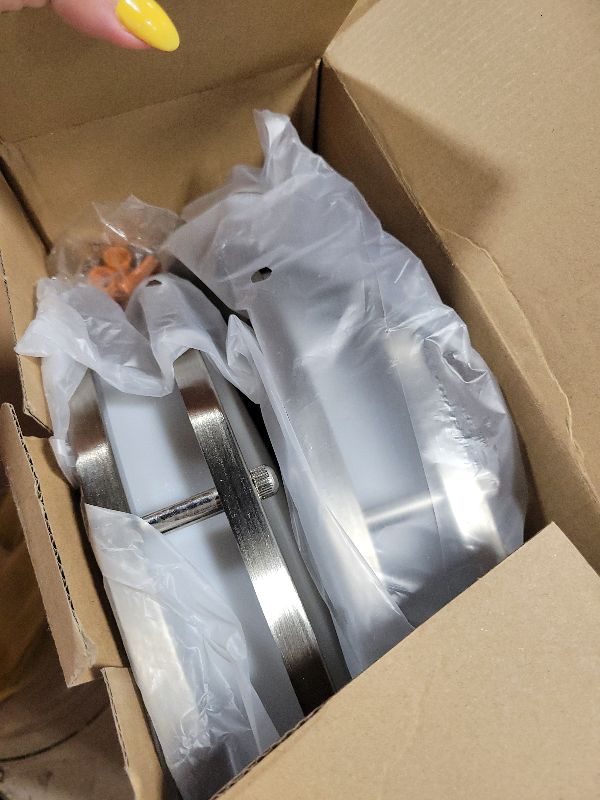 Photo 1 of 2-Pack 36W LED Ceiling Light Fixture (450W Equiv), 12IN Modern Flush Mount Ceiling Lights, Dimmable Ceiling Lamps Super Bright 3200LM, 3000K/4000K/5000K Adjustable for Bedroom Kitchen Bathroom Hallway