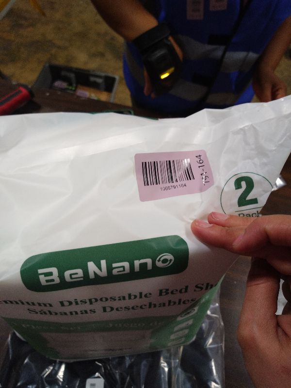 Photo 1 of (2 Pack) 4 PCS Disposable Bedding Set for Travel, Disposable Flat Sheet, Quilt Cover and Pillowcase, Universal Size Fits Twins, Full, Queen, King. for Hotel, Cruise, Travel, Spa