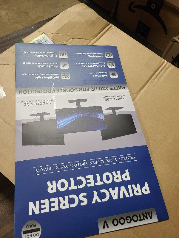 Photo 1 of 2 Pack 23 Inch Privacy Screen for Computer Monitor 16:9 Aspect Ratio, Eye Protection Anti Glare Computer Screen Cover, Removable Anti-Scratch Computer Screen Privacy Shield for 23'' Widescreen Monitor