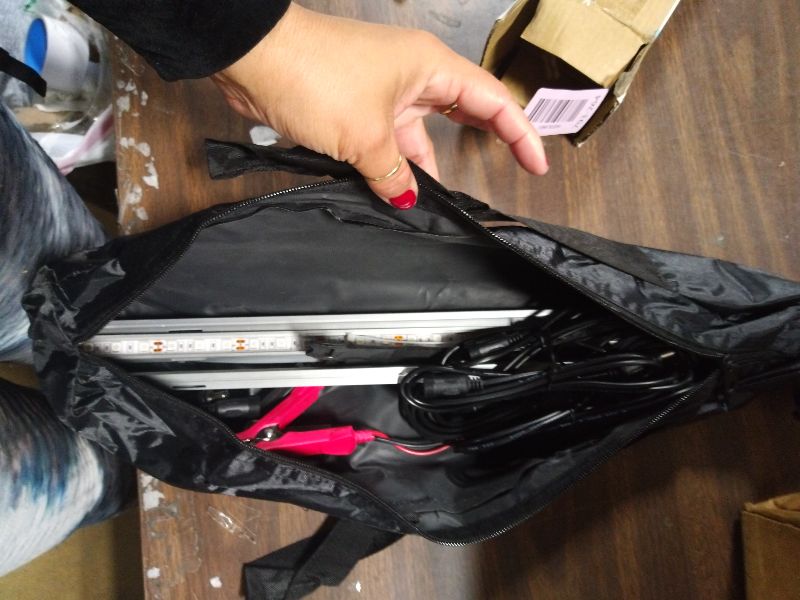 Photo 1 of 12V LED Light, Dimmable Camping Lights, Weatherproof IP67, Magnetic Mounting, All-in-One Portable Lighting for RV, Camping Tent Car Trailer Boat, White and Amber, 4Pcs