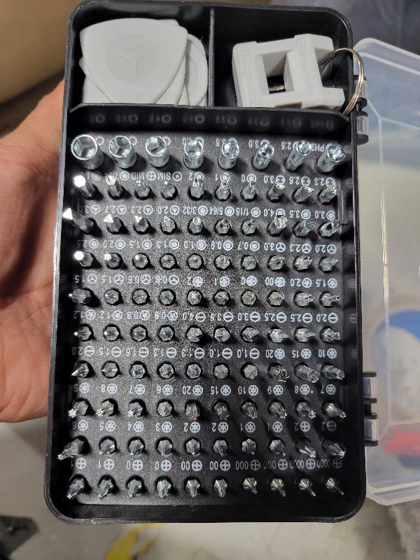Photo 1 of 115 in 1 Precision Screwdriver Set, Professional Magnetic Tool Kit for Electronics Repair - Compatible with iPhone, Samsung Phone, Laptop, PC, PS5, Xbox, Nintendo Switch, Glasses & Watch