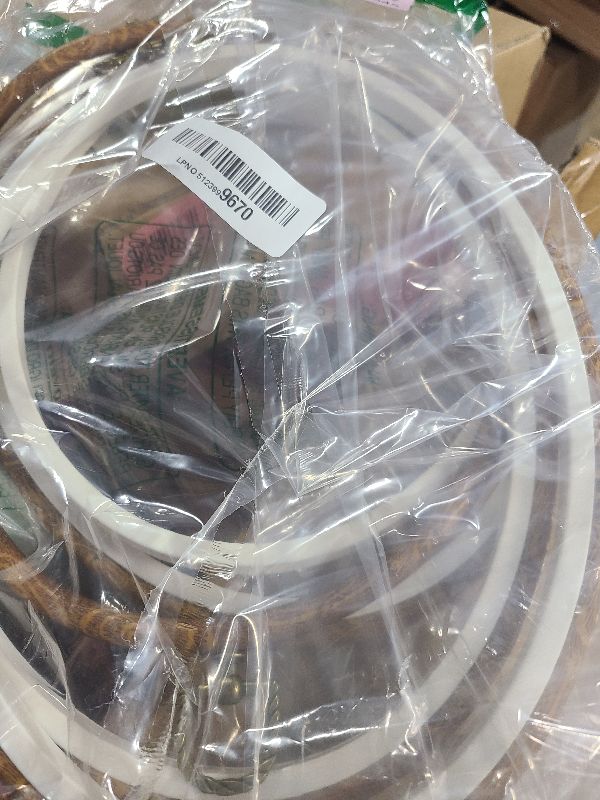 Photo 1 of 11'' Oval Embroidery Hoop for Cross Stitch,guofa 5PCS 29cm Imitated Wood Embroidery Hoops for Hanging Arts Decoration
