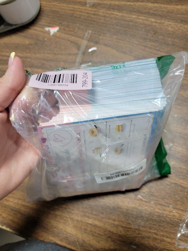 Photo 1 of 200Pcs Cake Care Instruction Cutting Guide Instructions Care Cards for Cake Shop Includes How to Carry and Store Your Cake Instruction Suitable for Valentine's Day All Kinds of Cakes 4.3×5.5Inch