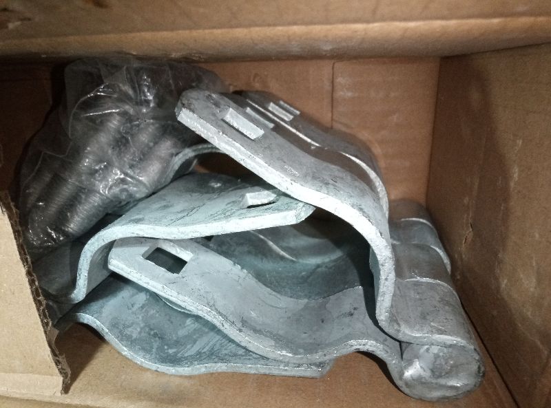 Photo 1 of 1-3/8" Chain Link Fence Gate Post Hinge, Galvanized Fence?4pcs for 32mm Pipe Panel Frames, Male and Female Hing Carbon Steel Max Load 220lb Fit 1 ?"
