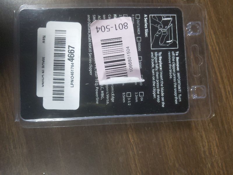 Photo 1 of 2# Professional Detachable Replacement Ceramic Blades. Compatible with Oster Classic 76/Power Pro/Power-Teq/Star-Teq Clipper. Compatible with Ainds Clippers. Size: 2#, 1/4" Cut Length