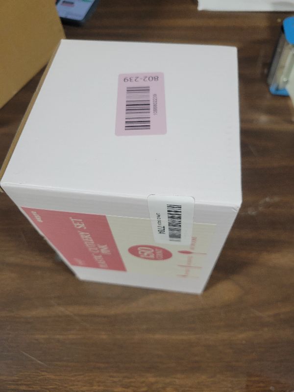 Photo 1 of 150 Pack Plastic Silverware Heavy Duty, Pink Disposable Cutlery, 50 Spoons, 50 Forks, 50 Knives, Plastic Utensils Set for Home Office School Party Picnics Weddings & More - SparkSettings