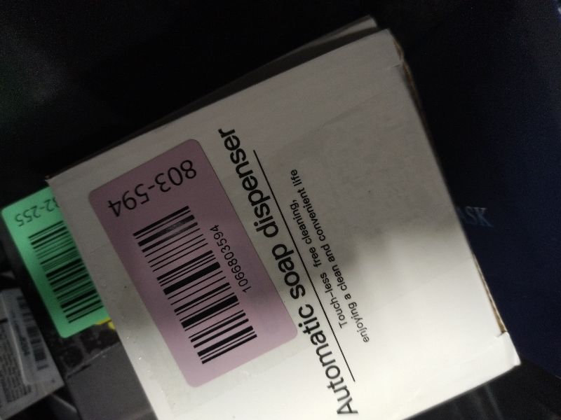 Photo 1 of 2026 Upgrade Automatic Soap Dispenser Touchless, 14.2oz/420ml Dish Hand Soap Dispenser for Bathroom and Kitchen, 4 Adjustable Volume, USB Rechargeable, Clog-Free, Large Capacity, White