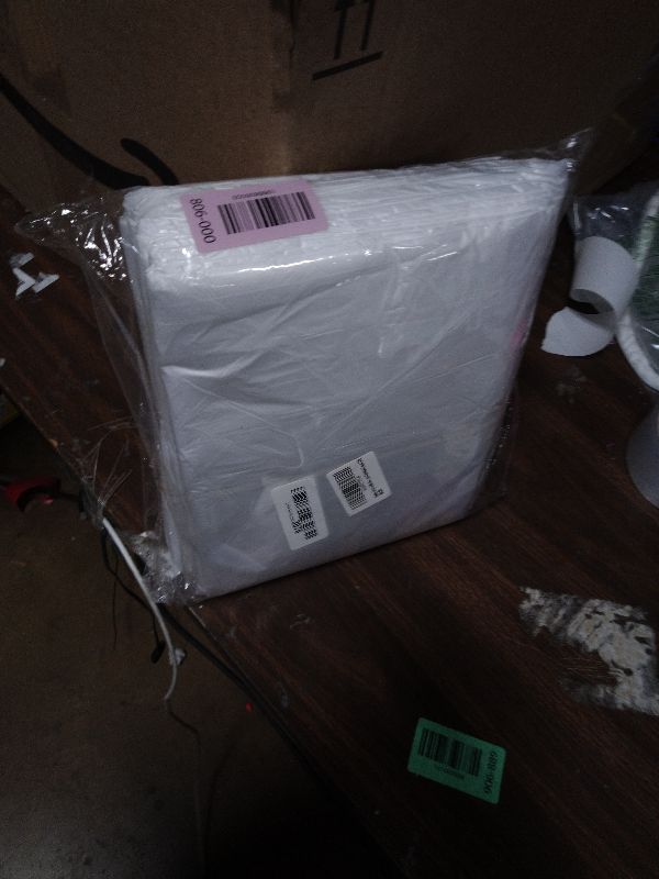 Photo 1 of 18 Pack Drop Cloth Plastic Sheeting, 9 x 12 FT Heavy Duty Painters Tarp, Waterproof Dustproof Furniture and Floor Protection Cover, Tear-Resistant Plastic for Painting and Renovation