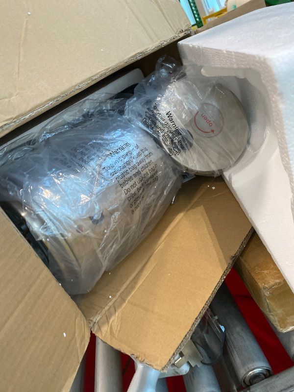 Photo 1 of **UNKNOWN IF MISSING PARTS**
Garvee 1.1 Gallon Water Distiller 750W Home Water Purifier with Glass Jug Drinking Water Purification Filter Set Produces Water with 2ppm Purity Ideal for Home and Office Use - Silver