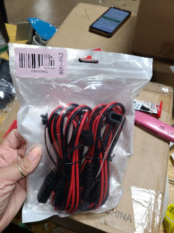 Photo 1 of 2 Pcs GC004 Extension Cables 10FT Compatible with NOCO Smart Battery Chargers - Extension Cable Wire Harness Replacement Accessory, Fits for GENIUS1, GENIUS2, G1100, G3500