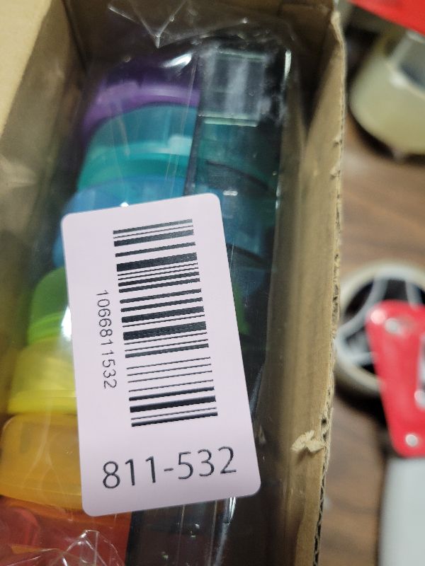 Photo 1 of ?Upgrade? Monthly Pill Organizer 2 Times A Day,One Month Box AM PM,Daily Cases Large 4 Week,Medication 28 Days Dispenser for Pills,Fish Oils, Vitamin,Supplement(Rainbow)…