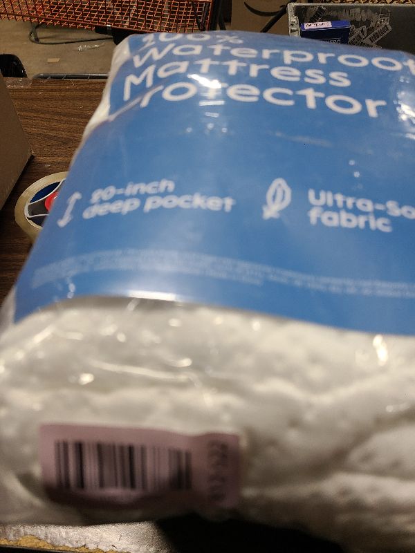 Photo 1 of 100% Waterproof Twin Mattress Protector - 360 Pad Protection Against Spills, Stains & Accidents for Parents & Pet Owners - Noiseless & Cooling Viscose Made from Bamboo (White)