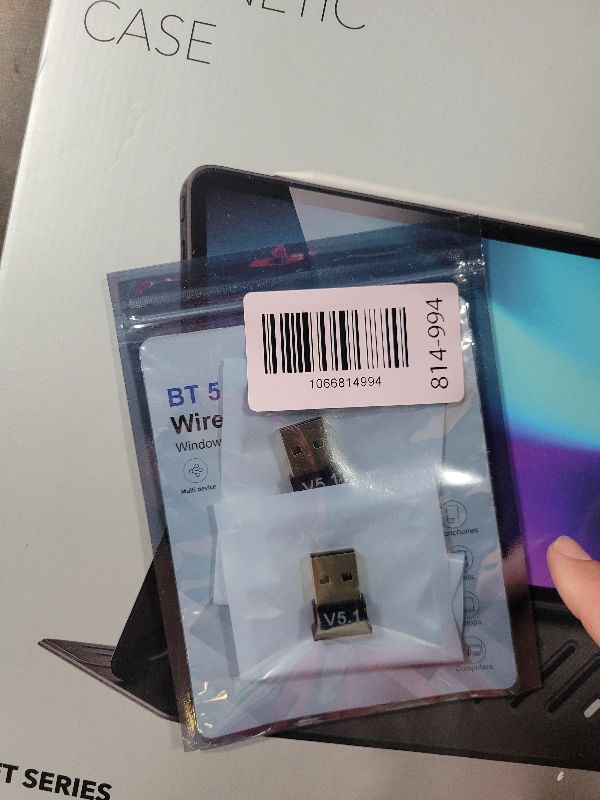 Photo 1 of 2 Pack Bluetooth 5.1 EDR USB Adapter for PC Receiver - Transmitter for Computer Desktop, Compatible with Laptop, Headset, Speaker, Keyboard, Mouse, Printer, Windows7/10/11