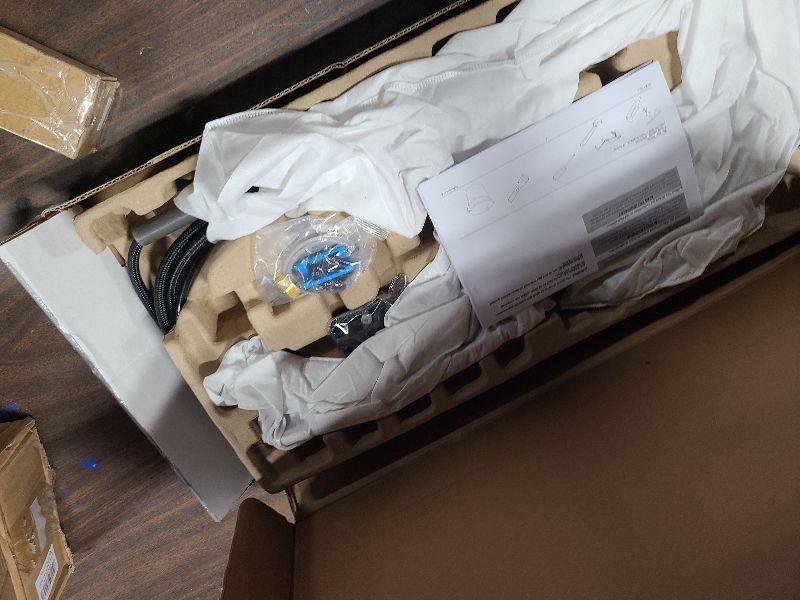 Photo 1 of Delta Nicoli Brushed Gold Kitchen Faucet with Pull Down Sprayer, Modern Single Hole Kitchen Sink Faucet, Single Handle, Champagne Bronze 19867LF-CZ