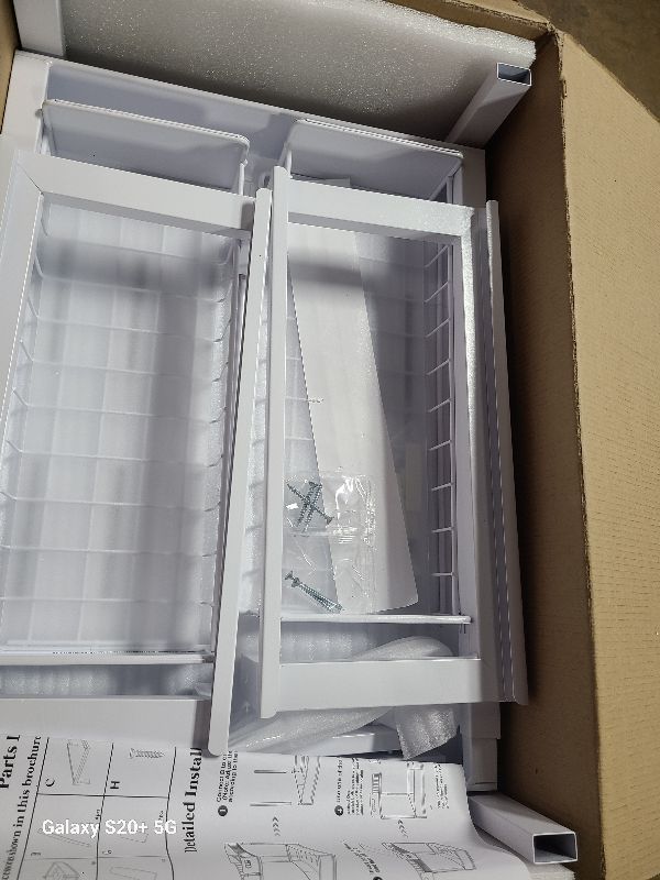 Photo 1 of 1 Pack-19"-32"W Expandable Under Sink Organizer With Upgrade Ball-Bearing Slide,2-Tier Pull Out Under Cabinet Organizer Height Adjustable,Not Suitable For Cabinets With Partitions In The Middle