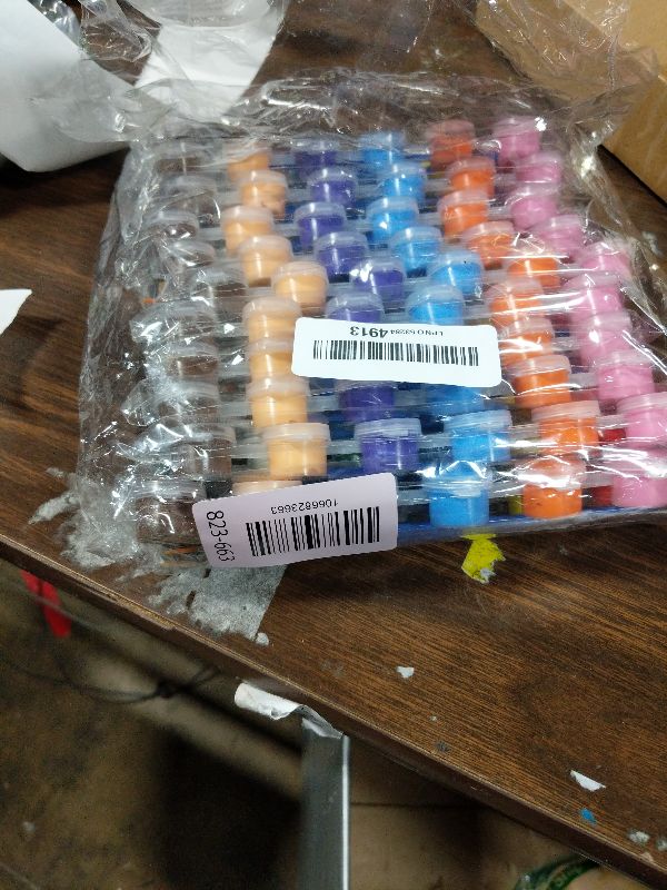 Photo 1 of 10 Pack Mini Acrylic Paint Set,12 Colors Acrylic Paints Strips for Kids&Adults Craft Paint,140 PCS Kids Painting Kit Container Strips Storage, Perfect for Home Birthday Classroom Party Favors……
