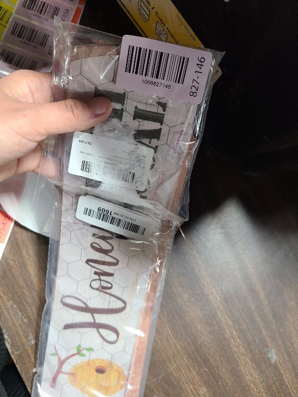 Photo 1 of 10 Pcs Farmers Market Directional Sign 13.98 x 4.53 Inch Double Sided Fresh Produce Sign Farmers Market Theme Supplies for Party Decor Outdoors Business, Not Include Wooden Stakes