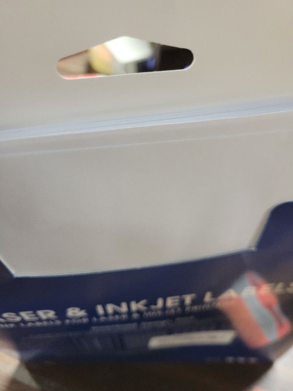 Photo 1 of 1.75" X 0.5" Matte White Return Address Labels (30 Sheets, 2400 Stickers) Mailing Labels for Envelopes, File Folder Stickers for Laser & Inkjet Printers - Spartan Industrial Template R002