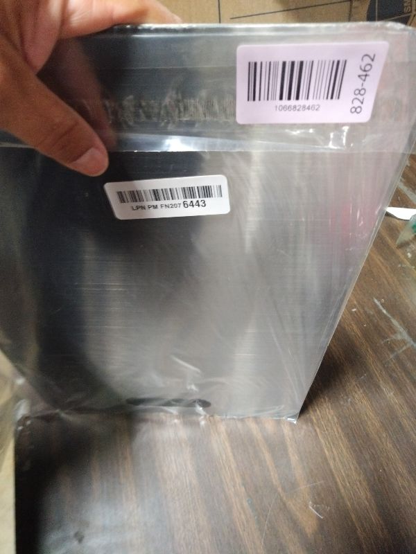 Photo 1 of 1 Titanium Cutting Board, New Upgrade Pure Titanium Cutting Boards for Kitchen, Double Sided Non Toxic Katuchef titanium Cutting Board, Hygiene Durable Dishwasher Safe Chopping Board (L:15.35IN*11.02IN)