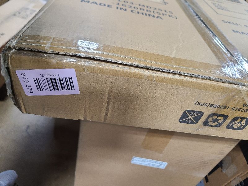 Photo 1 of 16x20 Picture Frame 5 Pack, Rustic Brown Poster Frame, Display Pictures 11 x 14 with Mat or 16 x 20 Without Mat for Horizontal or Vertical Wall Mounting, Wall Gallery Frame for Artwork Certificate