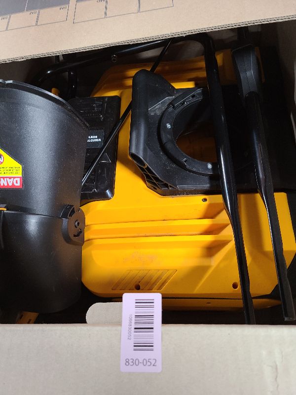 Photo 1 of 20" Cordless Snow Blower(No Battery), Compatible with Dewalt 20V Max Battery, Brushless Snow Thrower with Directional Plate & LED Lights, Electric Snow Blower Ideal for Walkways and Driveways