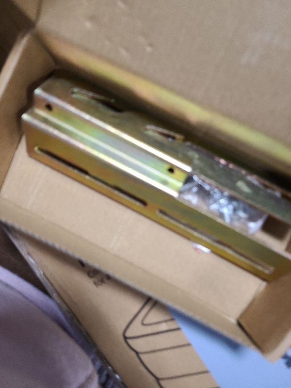 Photo 1 of 2 Pcs 711 Bed Frame Bolt On to Hook On Conversion Brackets for Headboard with Hardware, Adjustable Bed Rail Hook Plate Adapter?Hook on Bed Rails Brackets