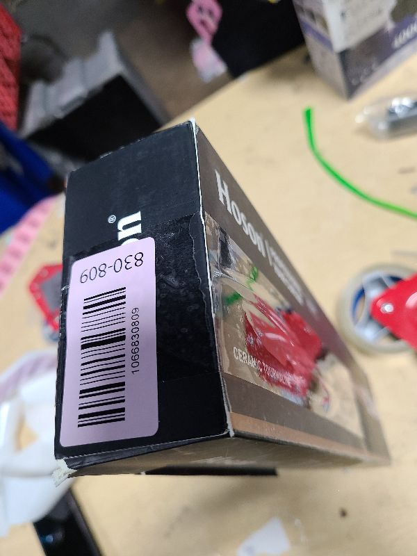 Photo 1 of 1 Inch Extra Long Barrel Curling Wand, Ceramic Tourmaline Curling Wand Professional Dual Voltage with Adjustable Temperature