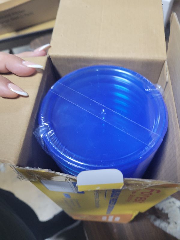 Photo 1 of 10 Pack 17oz Reusable Freezer Storage Containers with Twist Top Lids Airtight, Clear Plastic Food Storage Meal Prep Containers for Leftover Lunch Fruit Salad Snack, Small Soup Container Microwave Safe