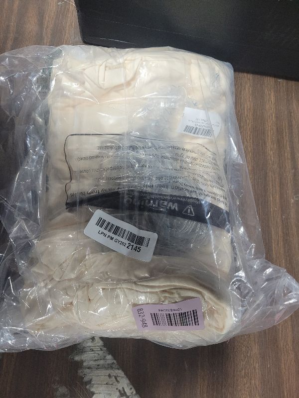 Photo 1 of 10x10ft Champagne Backdrop Curtains with Lights String for Parties Wrinkle Free Curtains Soft Fabric Photo Drapes for Wedding Birthday Baby Shower Party Background Decorations 5x10ft, 2 Panels