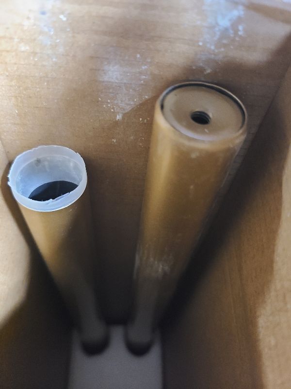 Photo 1 of 1 Inch Gold Curtain Rods for Windows 72 to 144 Inches (6 to 12 ft), USFOOK Telescoping Single Drapery Rod, Decorative Curtain Rod with Luxury Translucent Finials