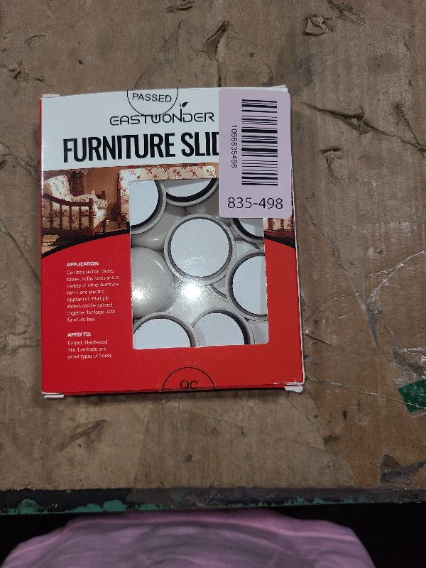 View 2 of 1-1/4" Furniture Sliders for Carpet & Hardwood Floors, 24PCS Furniture Pads for Quickly and Easily Move Any Item and Protect The Floor