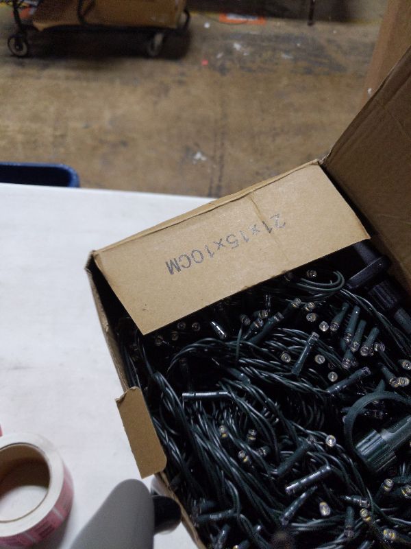 Photo 1 of [2 Pack] Christmas Lights Outdoor, 210FT 600LED Connectable String Lights Waterproof, Twinkle Lights with 8 Modes, Christmas String Lights Indoor Green Wire for Yard Party Christmas Decorations