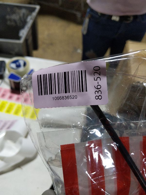 Photo 1 of 2 Pack USA Desk Flag Set, American Desktop Small Miniature Table Office Flag with 12" Black Pole and Black Base, Offices, Classroom, Home, Festival Decoration (USA)