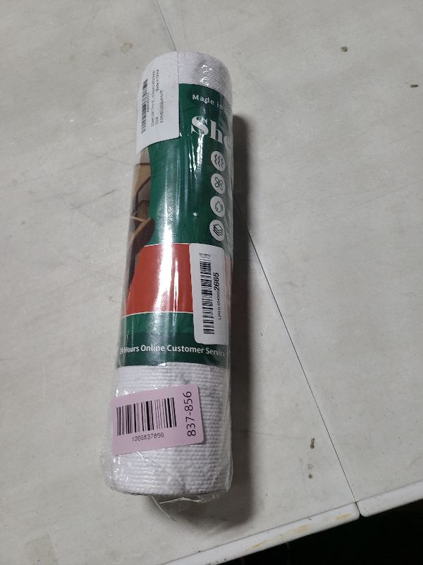 Photo 1 of 2-Layer Drawer and Shelf Liner for Kitchen Cabinet: 12 in X 20 Ft Non Slip Waterproof Shelf Paper Non Adhesive Refrigerator Liners White Marble Easy Liners for Bathroom with Knife Tape Measure