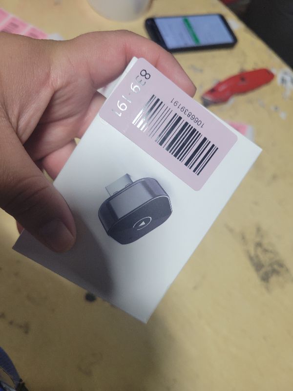 Photo 1 of 2-in-1 Wireless CarPlay & Android Auto Adapter, Plug & Play CarPlay Dongle Converts Wired to Wireless, Fast Auto-Connect, No Delay, Compact Design for iPhone & Android with USB/USB-C Port(Black)