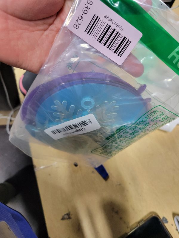 Photo 1 of 20 Pack Frozen Snowflake Hanging Decorations - Winter Snowflakes Hanging Swirls Ceiling Streamers, Glittery Snowflakes Ornament for Wonderland Frozen Party Decorations, Birthday and Christmas Decor