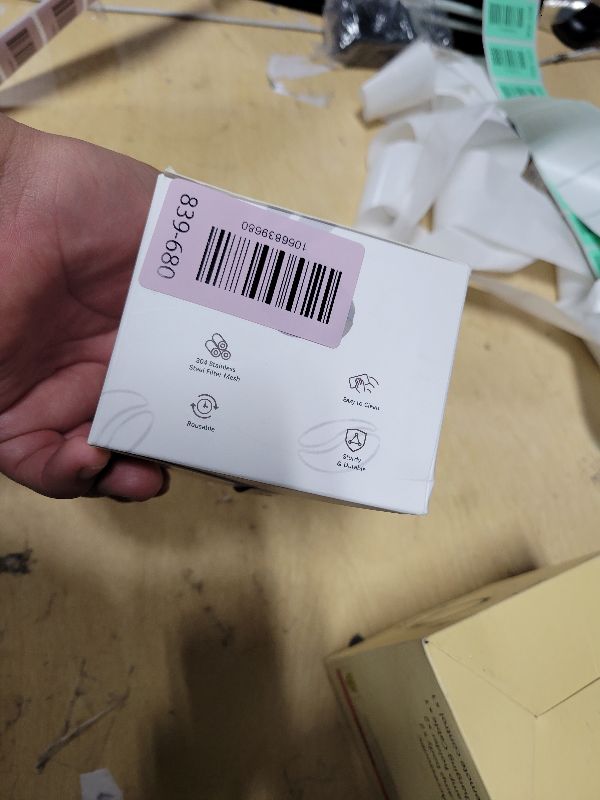 Photo 1 of 2 Stainless Steel Reusable Coffee Pod & 1 Coffee Basket Compatible With Ninja Pods and Grounds Coffee Maker PB051, White