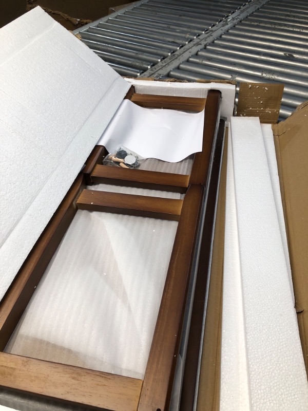 Photo 1 of ***STOCK PHOTO FOR REFERENCE ONLY ***IUNVR Shoe Rack Bench Seat Rubberwood 2-Tier Wooden Storage Bench 550lbs Compact Mid-Century Modern Design for Entryway, Hallway, Closet, Front Door Entrance, Foyer