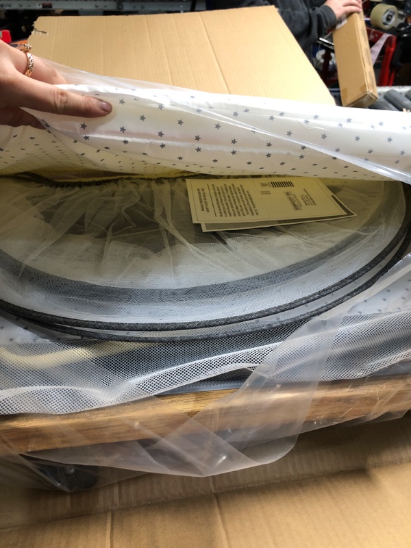 View 3 of ***STOCK PHOTO FOR REFERENCE ONLY ***Nawahev Baby Bassinet,3 in 1 Baby Bassinets Bedside Sleeper with Wheels and Mosquito Net,Bedside Bassinet for Baby with Comfy Mattress, Mattress&Breathable Mesh,Storage Basket